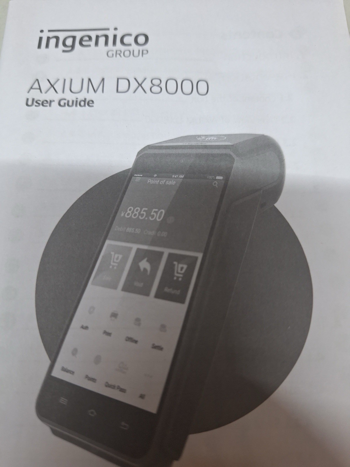 Ingenico AXIUM DX8000 Android Smart POS Terminal New Open Box