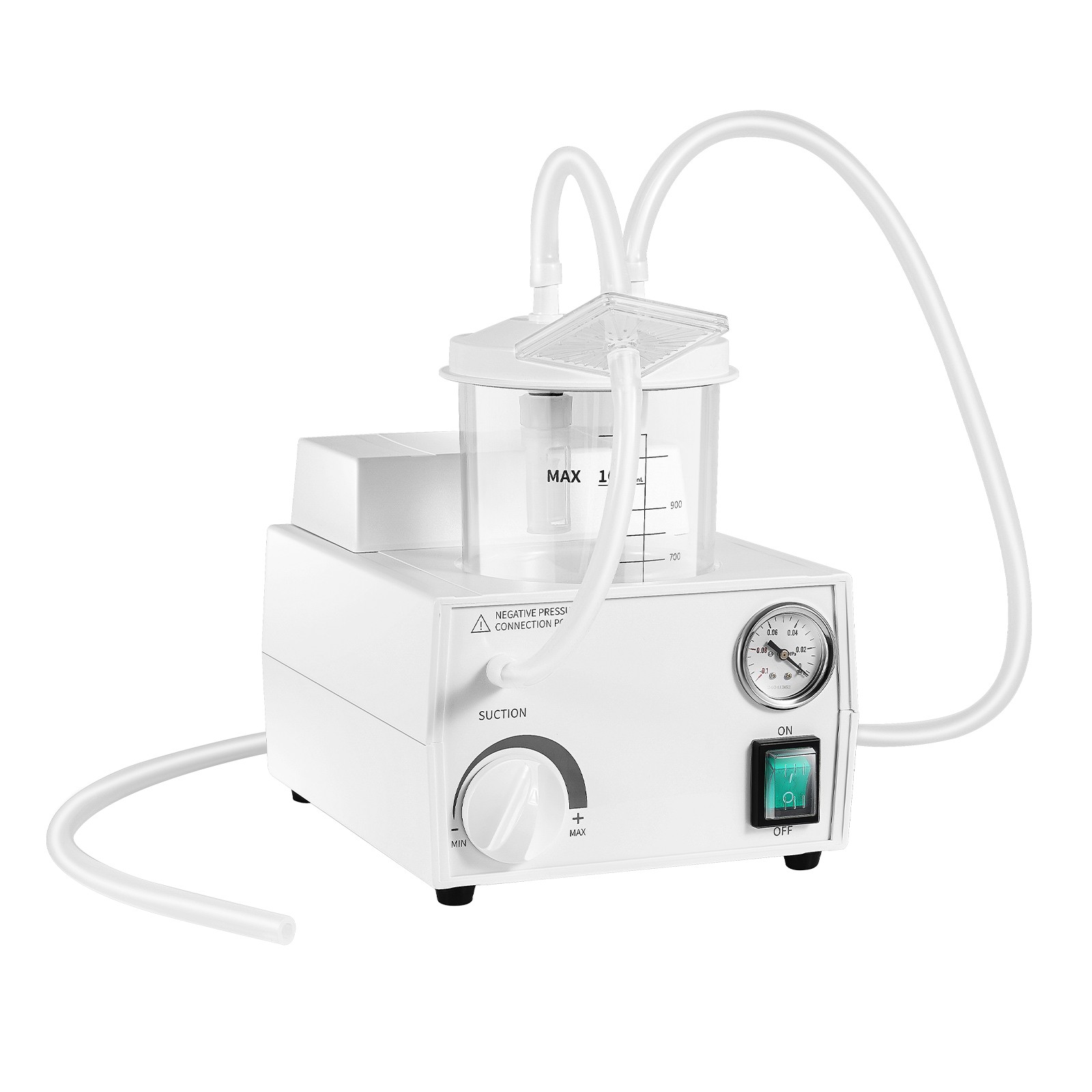 Vacuum Phlegm Quiet Suction Unit Portable Medical Emergency Aspirator Machine US