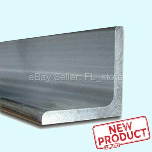 Aluminum Angle 1/4″ x 4″ x 4″ x 4 Feet Length Unpolished Alloy 6061 90° Stock