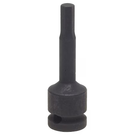 Westward 4Lzd7 1/2 In Drive Impact Socket Bit 1/4 In, Sae