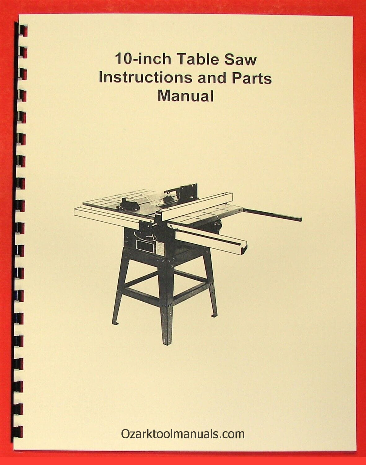 JET JTS-10JF 10″ Contractor Table Saw Owners Operator’s & Parts Manual 0382