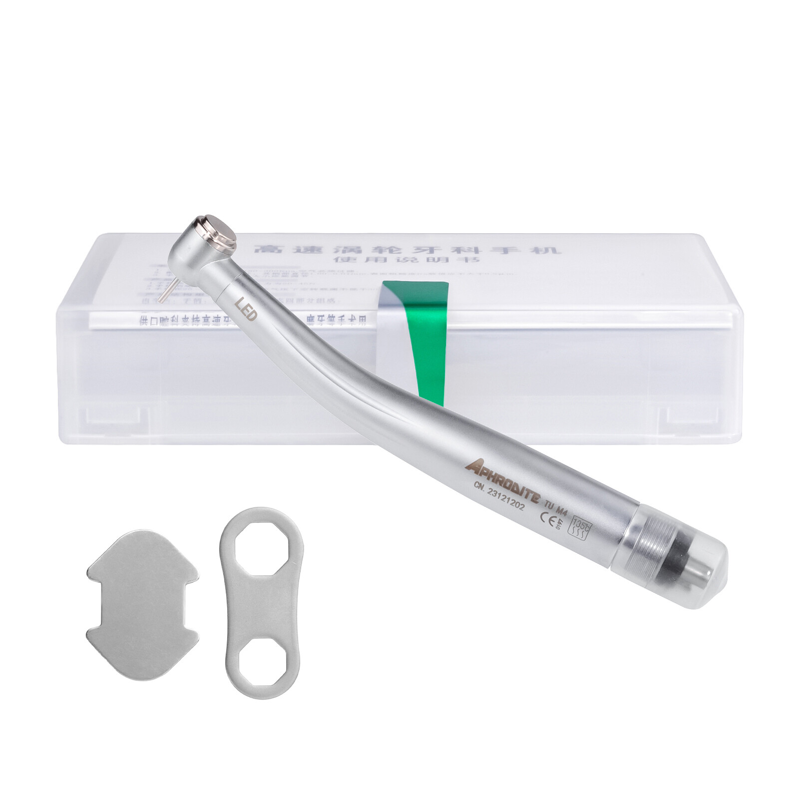 NSK Type Dental LED High Speed Handpiece Internal Triple Spray Push Button 4H CE