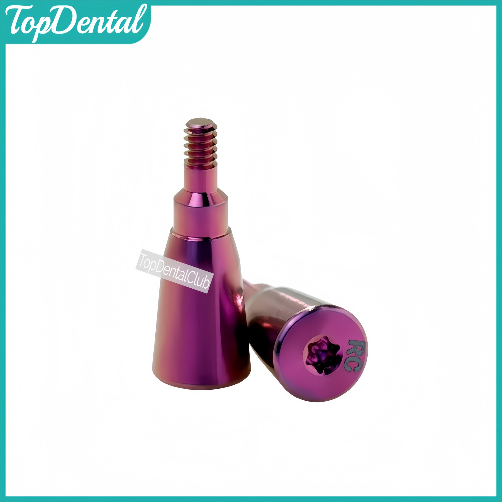 NC/RC Dental Healing Abutment Closure Cap Bone Level Titanium Fits ITI Straumann