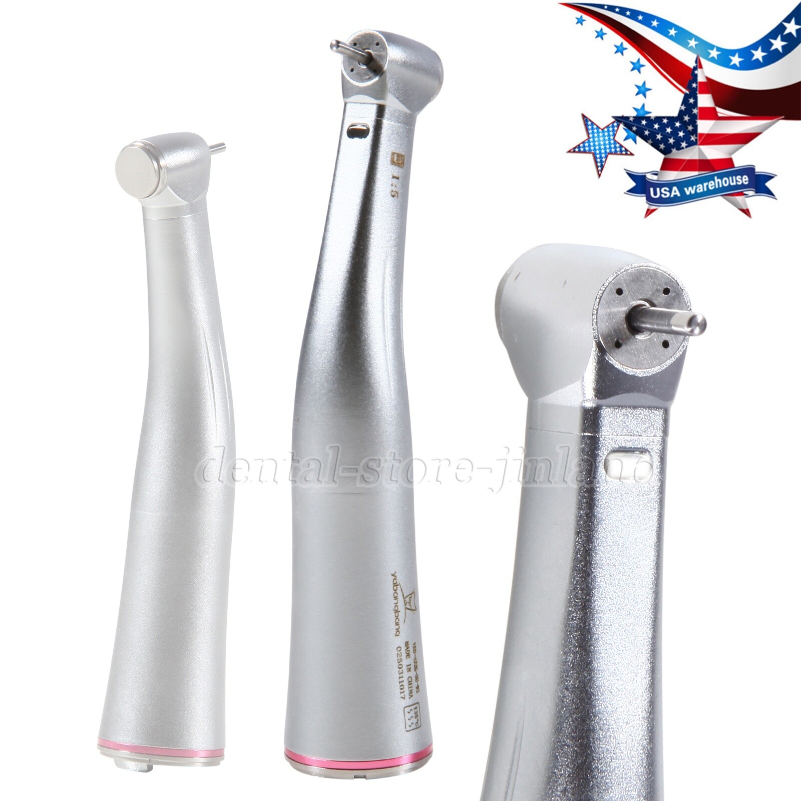 X95L Dental 1:5 Increasing LED Fiber Optic Contra Angle Handpiece for NSK Ti-MAX