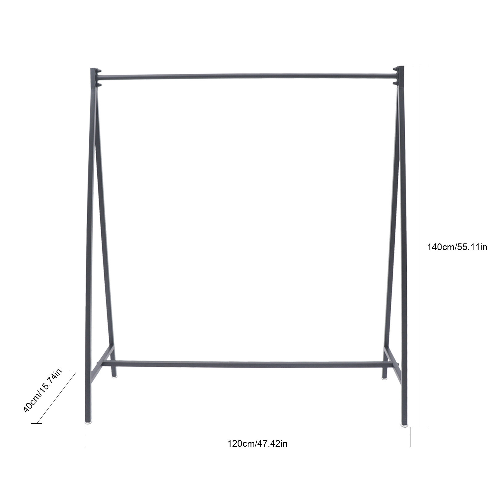 Heavy Duty Garment Rack Clothes Rack Clothing Display Stand For Clothes Storage