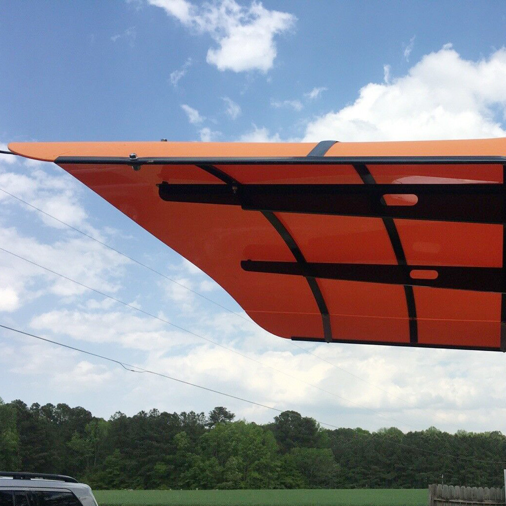 Sun Shield Tuff Top Tractor Canopy For ROPS 48-3/8″ X 48-3/8″ – Orange