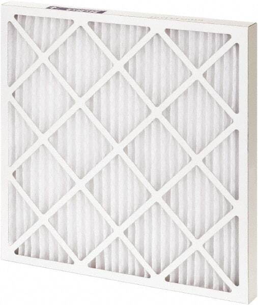 Made in USA 16″ x 25″ x 4″, 55% Efficiency, Wire-Backed Pleated Air Filter ME…