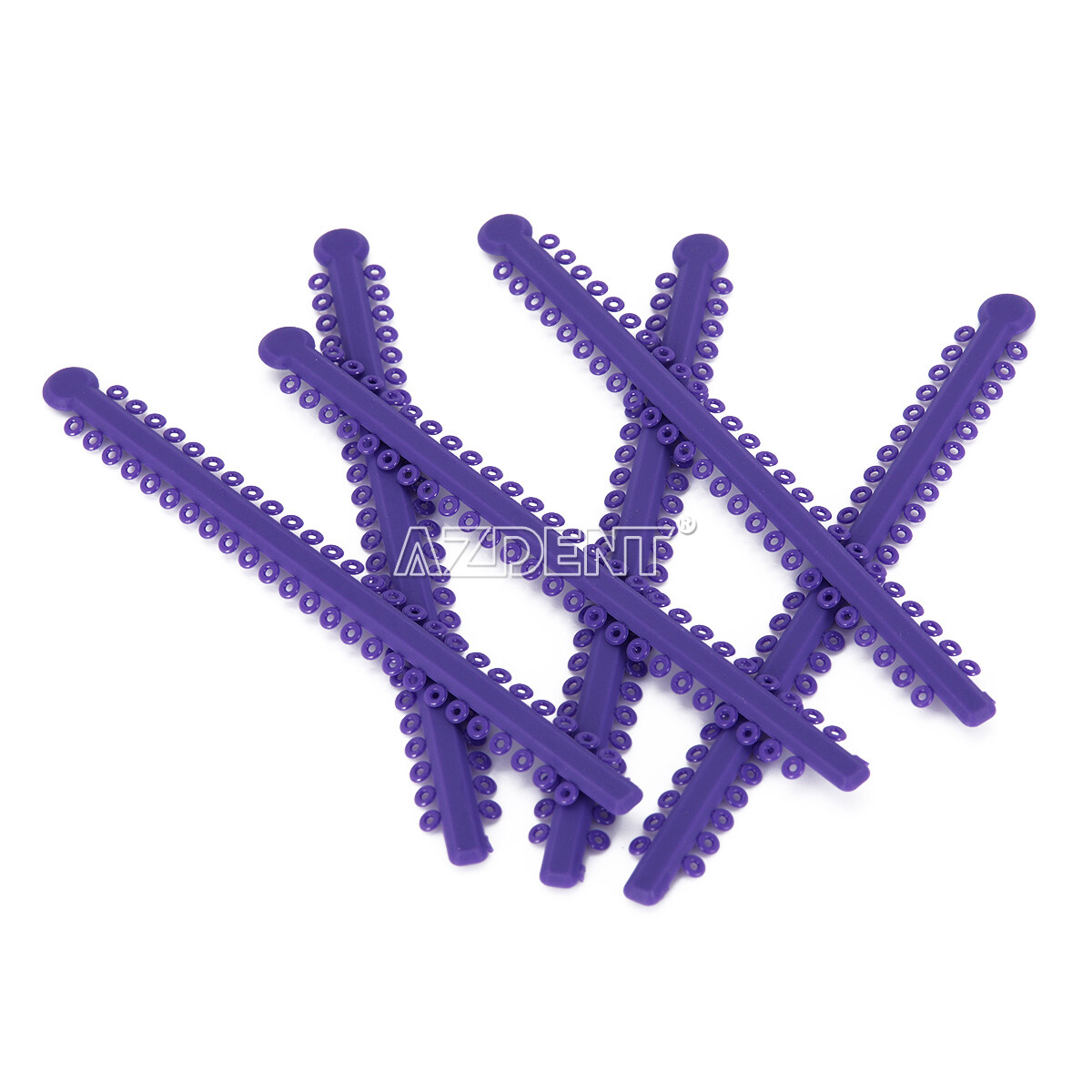 AZDENT Dental Orthodontic Ligature Ties Elastic Rubber Bands 1000Pcs 23 Colors