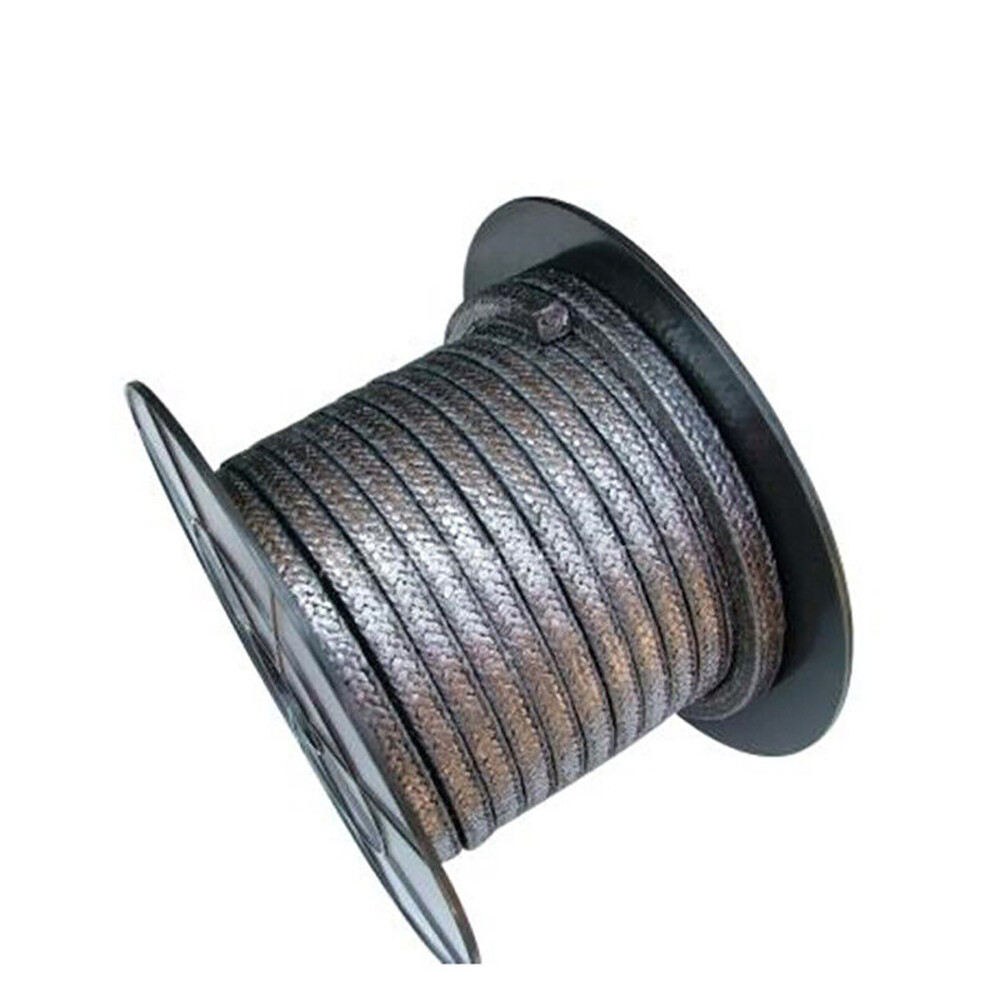 3x3mm – 30x30mm Square Gland Packing Graphite Seal Cord Rope for Pump Shaft Stem