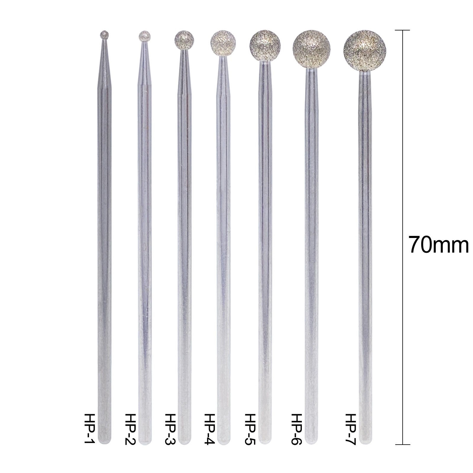 Dental Surgical Diamond Burs 70mm φ2.35mm for Low Speed Handpiece