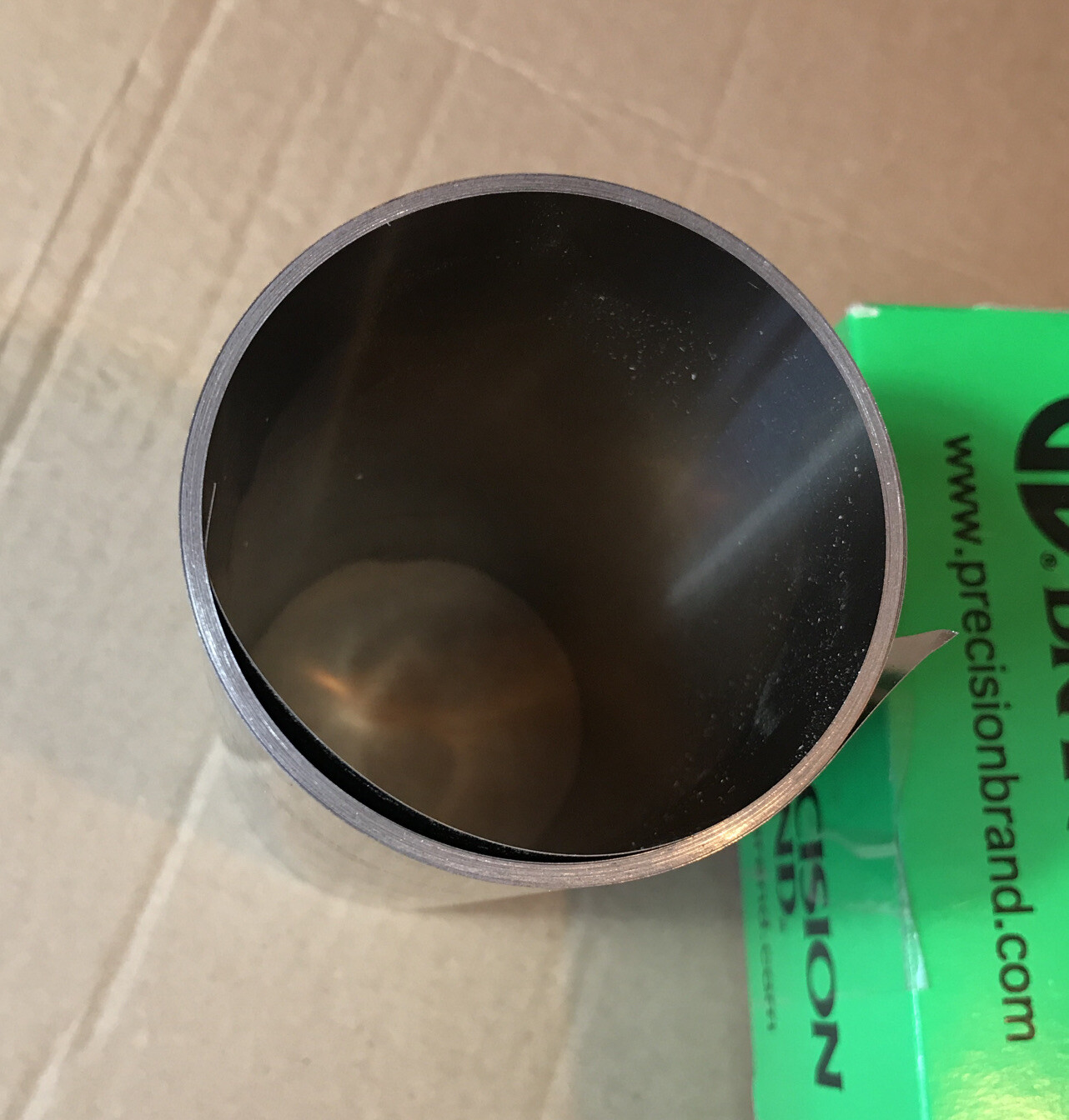 PRECISION BRAND 16780 Steel Shim Stock Roll Cold Low Carbon 0.004″ 0.102mm 6″