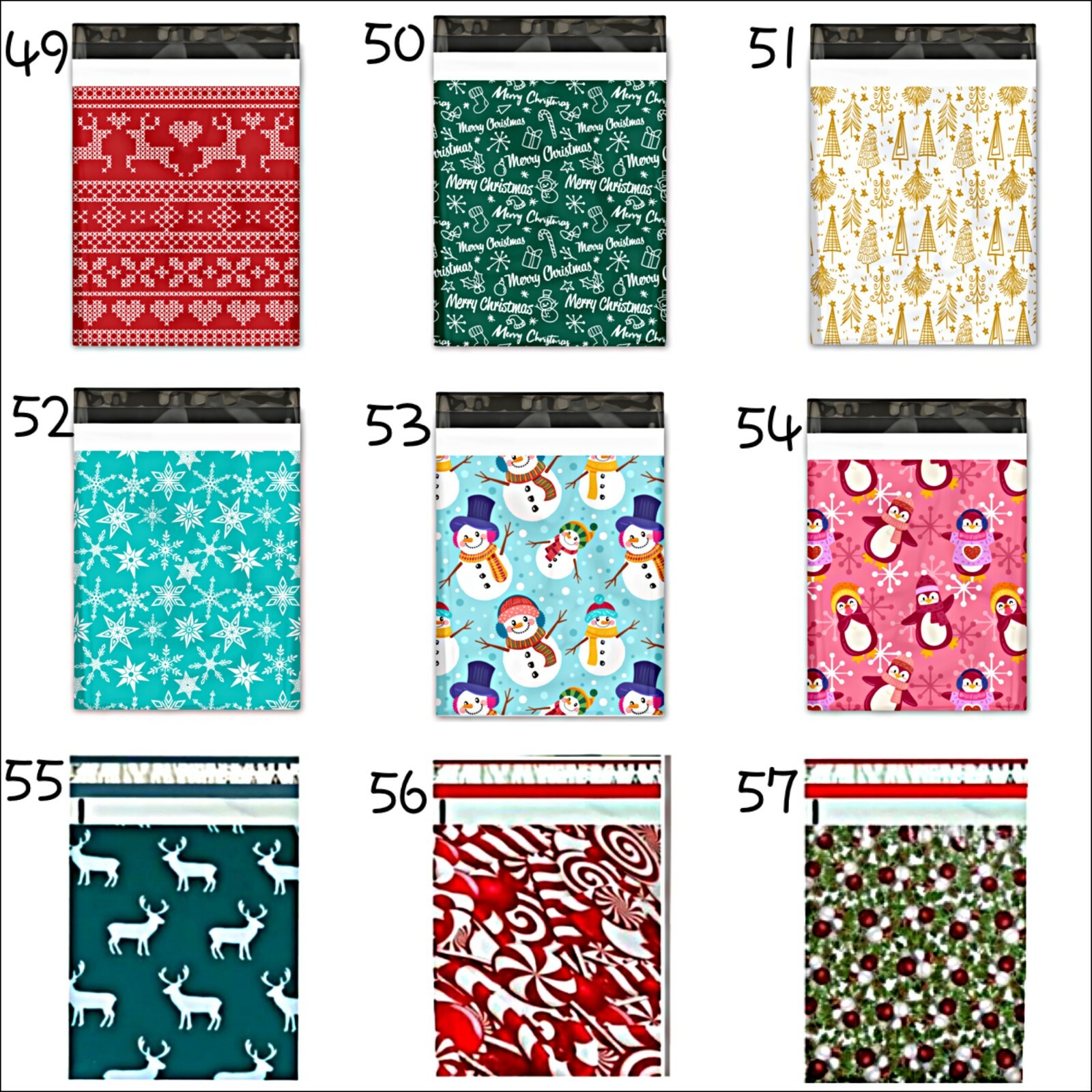 **30 Pack** 10×13″ You Choose OR Get A Mix Designer Poly Mailers! **FREE SHIP!**