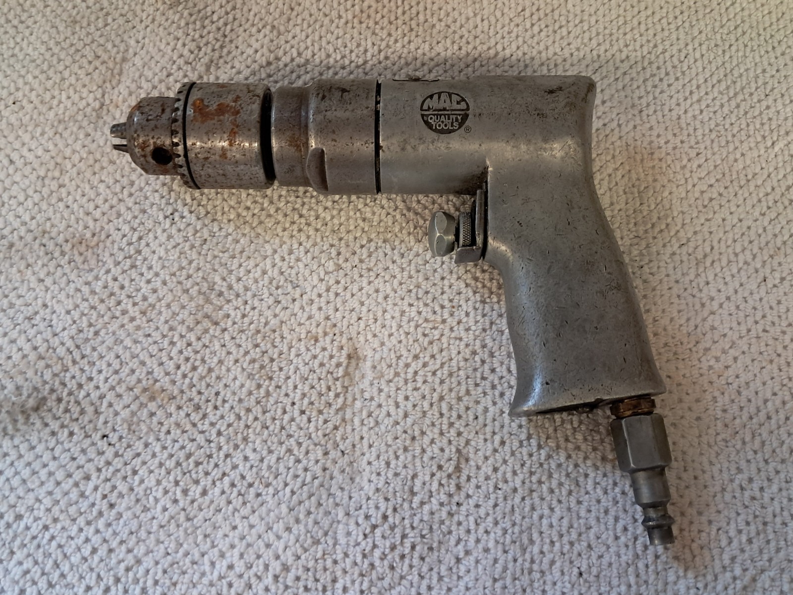 Vintage Mac and Blue Point Pistol Grip Pneumatic Air Drills Lot of 2 Works