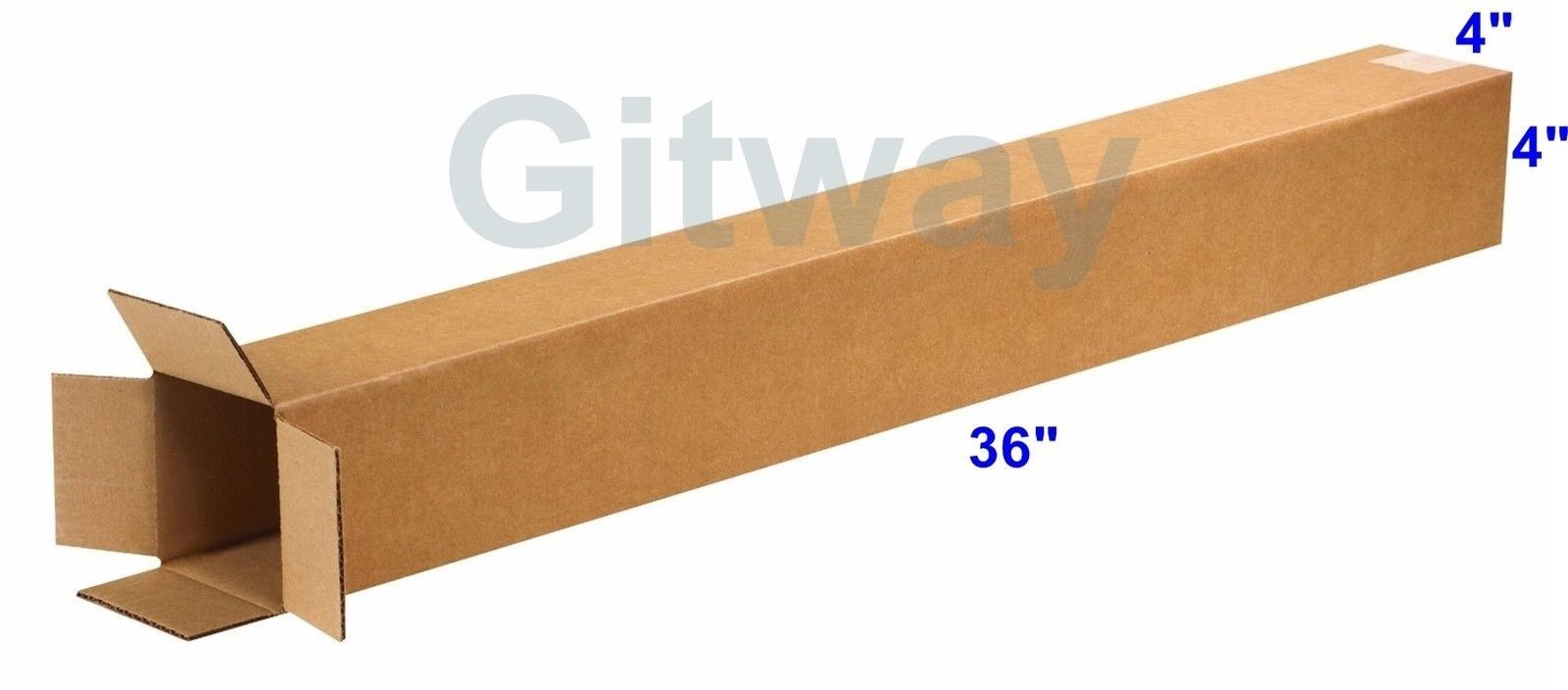 25 4x4x36 Tall Long Cardboard Shipping Golf Club Umbrella Pole Box Boxes 36x4x4