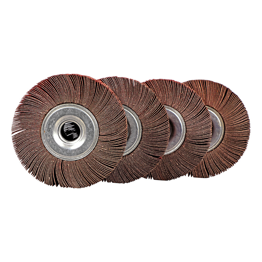 6″ x 2″ x 1″ Unmounted Flap Wheels Variety Pack – One Each: 40, 60, 80, 120 Grit