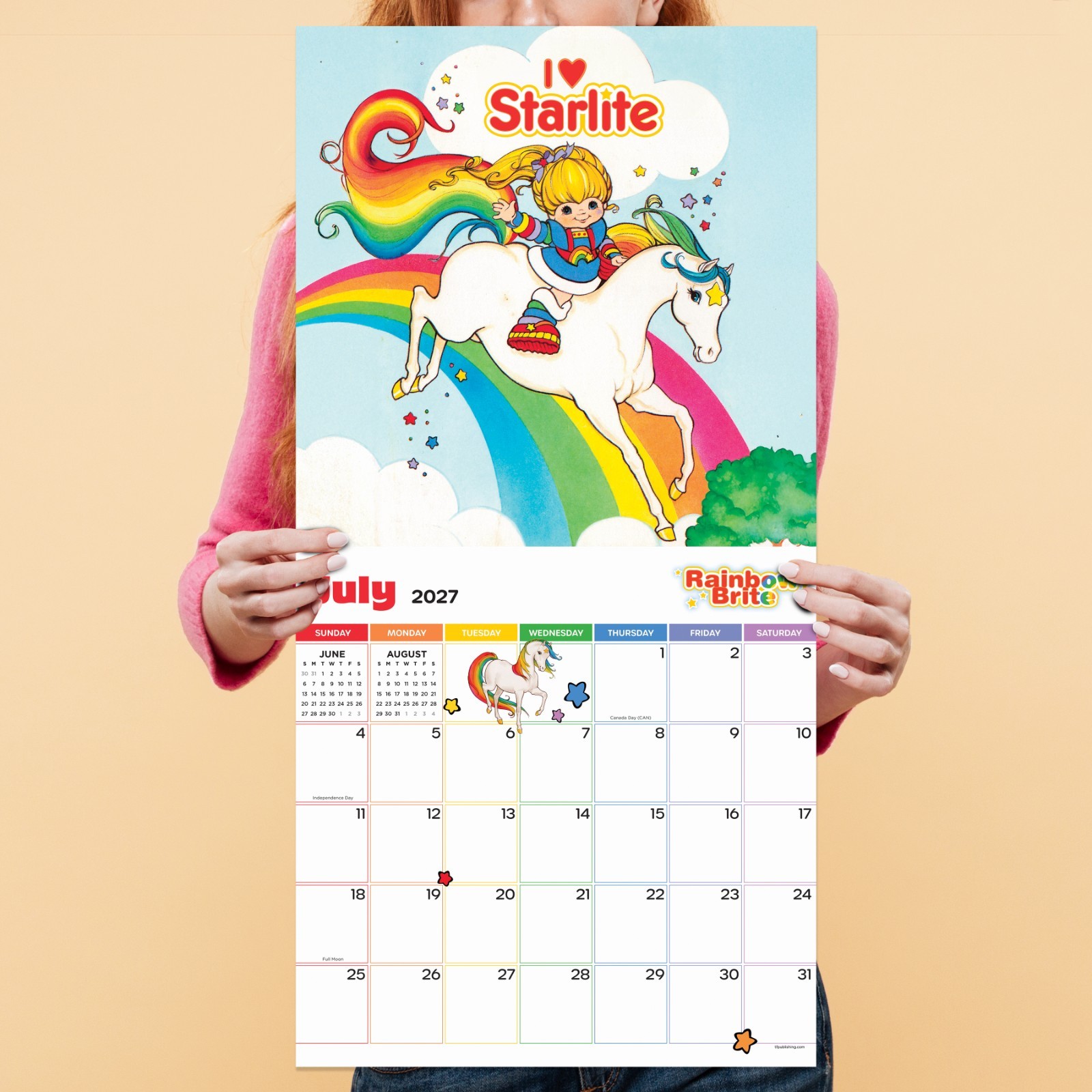 2027 Rainbow Brite Wall Calendar