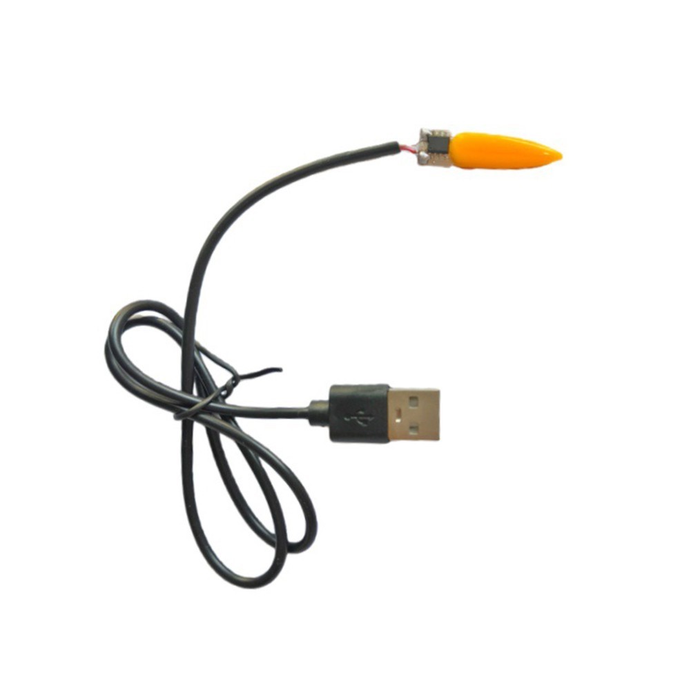 USB 5V LED flame lamp set three simulated candles flicker decorative light kit