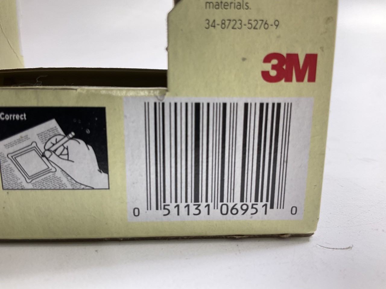 3M Post-it 06951 Labeling Tape 695, 2 Inches X 36 Yards, White