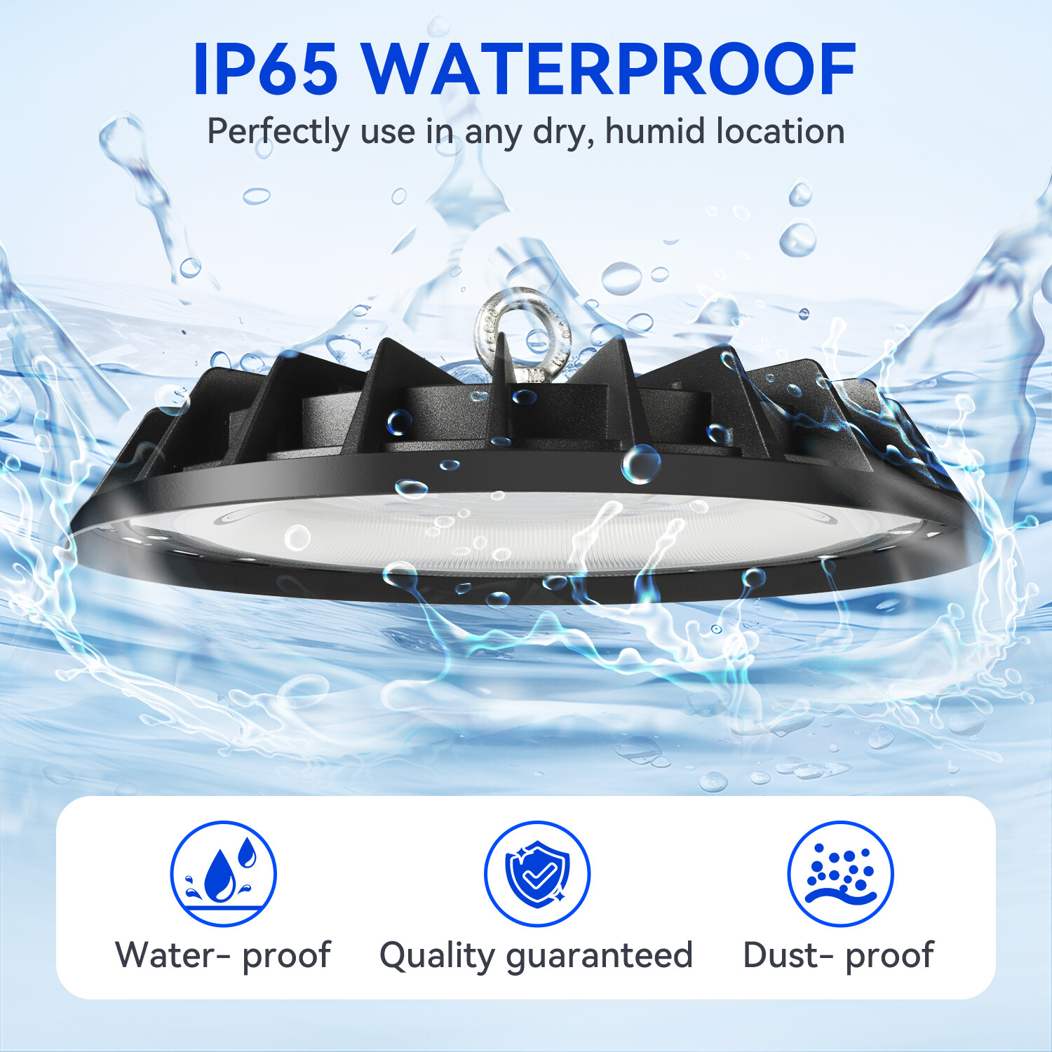 500W UFO LED High Bay Light Industrial Warehouse Factory Shop Bay Lighting 10PCS