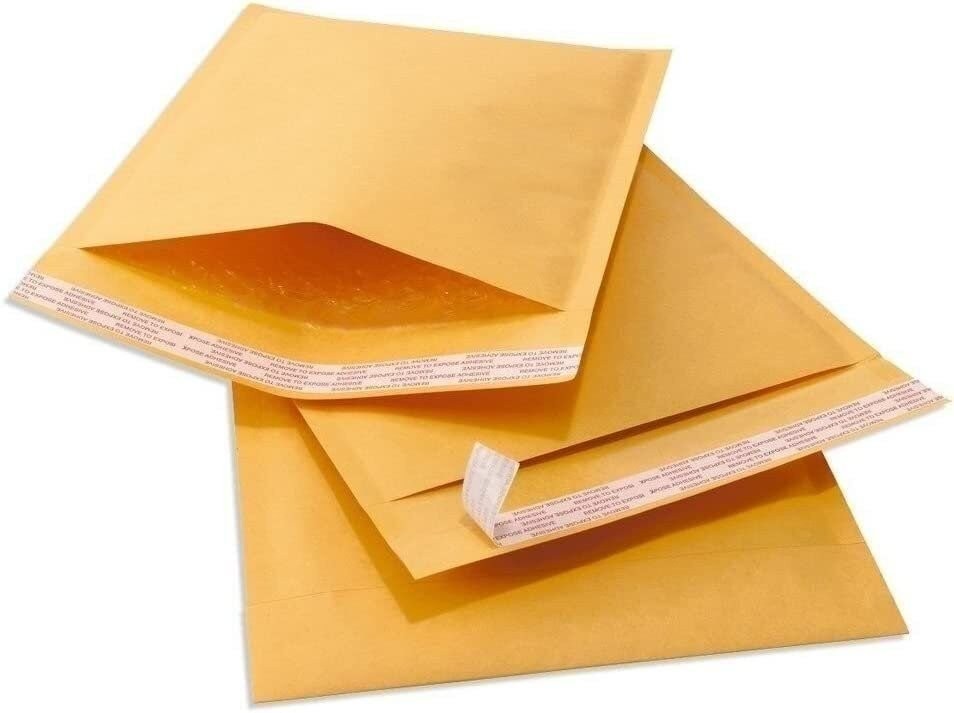 100 #2 8.5×12 Kraft Bubble Padded Envelopes Mailers Shipping Case 8.5”x12”