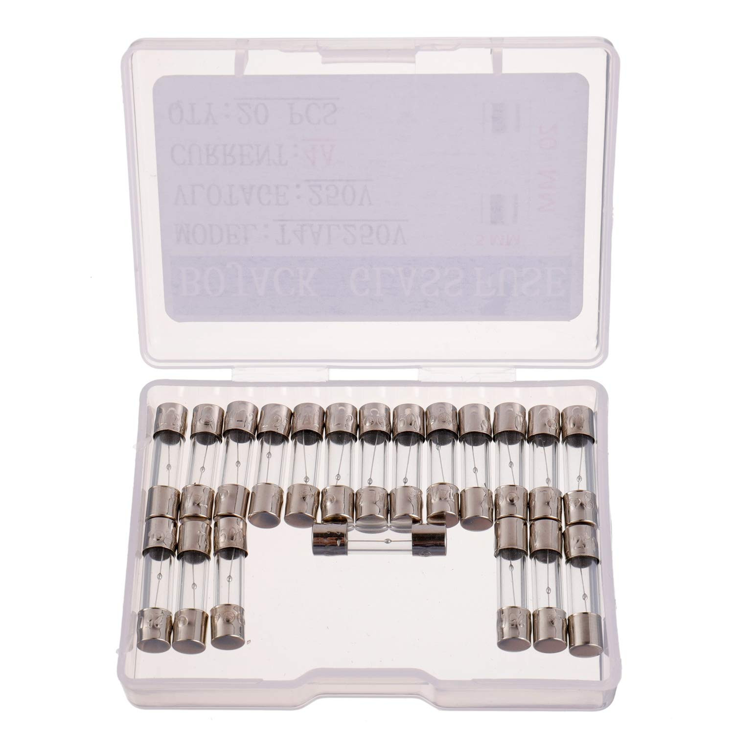 BOJACK T1.6AL250V 5X20Mm 1.6A 250V Slow Blow Fuses 1.6 Amp 250 Volt 0.2 X 0.78 I