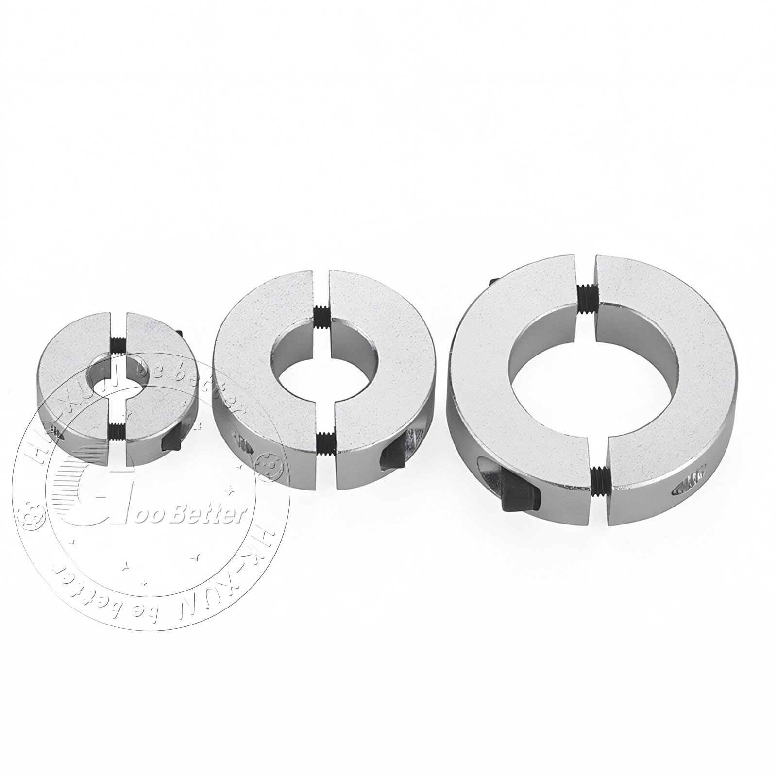 Aluminum Alloy Shaft Collar Double Split Steel Metric Clamp Collars 3mm-100mm