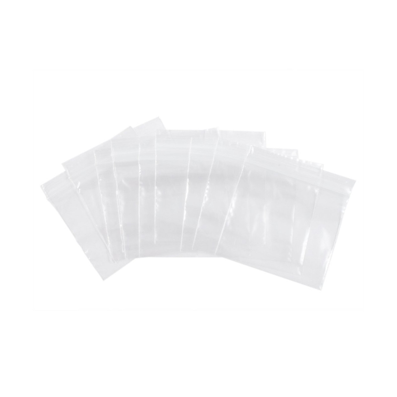 Dazzling Displays 3 x 3 Resealable 2 Mil Poly Bags (100-Pack) clear