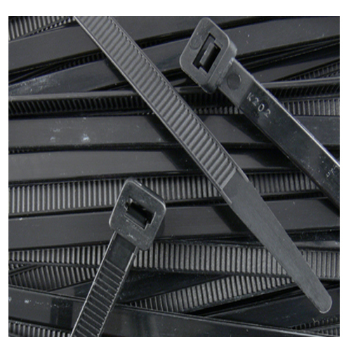 100 PCS 6″ Black Cable Wire Tie 40 Lbs Zip Nylon Network Fasten Secure Binding
