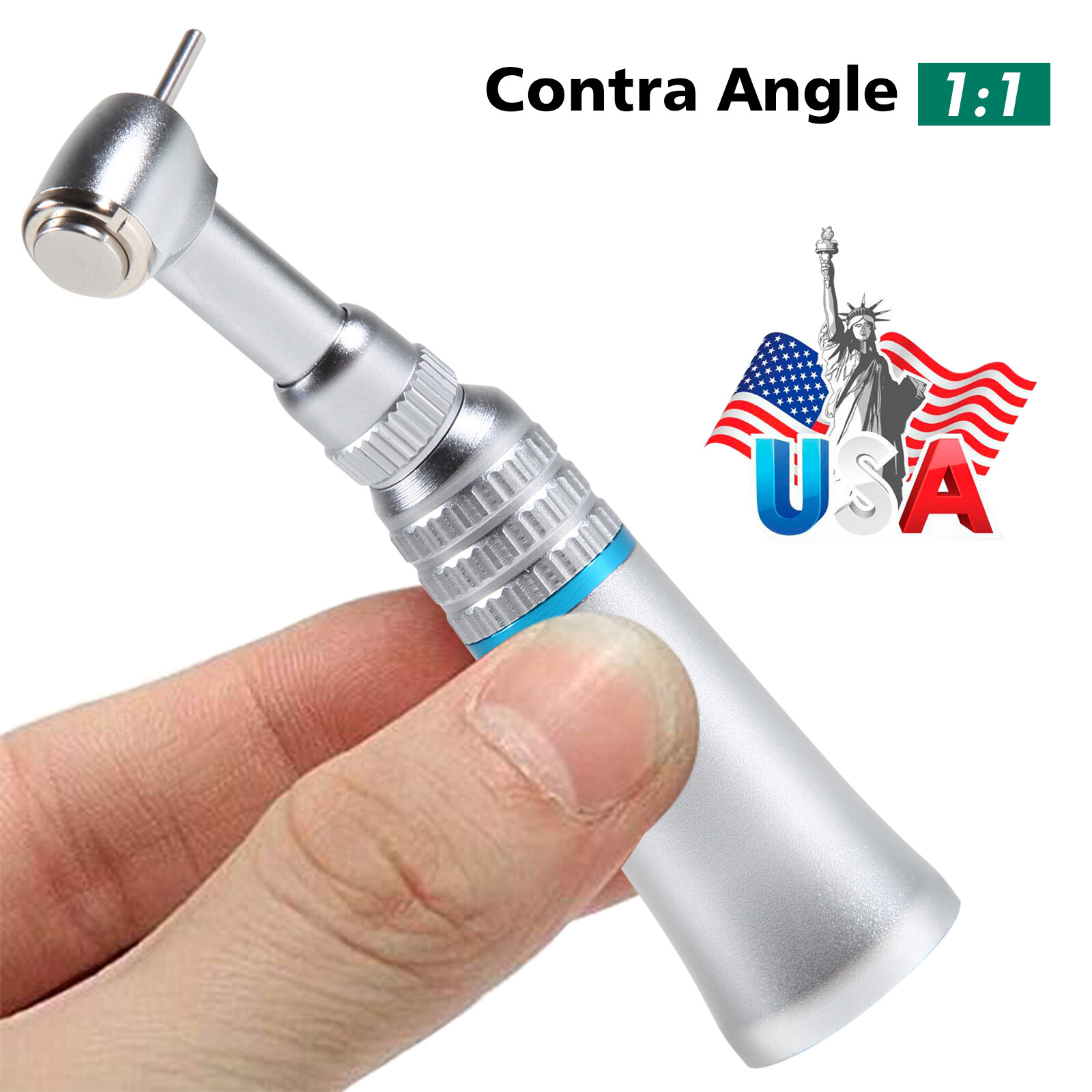 1/5/10Pcs Dental Low Slow Speed Contra Angle Handpiece Fit FG 1.6mm Burs E-type