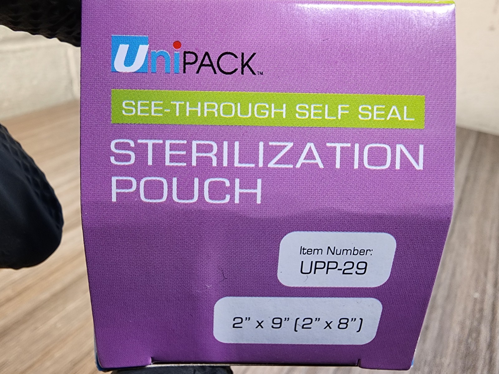 DENTAL MEDICAL INSTRUMENT STERILIZATION POUCHES SELF SEALING 2 x 9 (2 x 8)