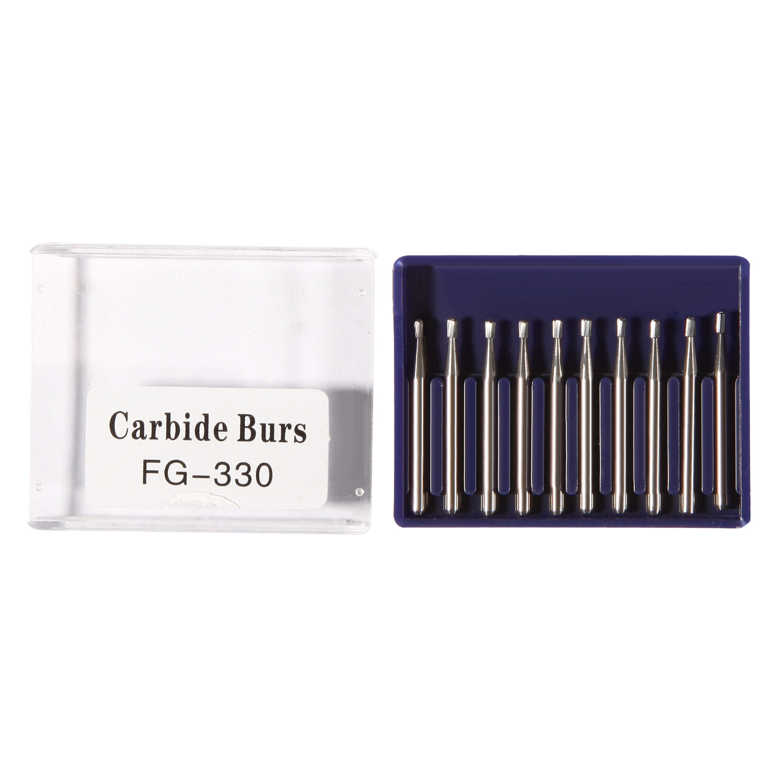 FG # 330 Dental Carbide 19mm Burs (100pcs=10 Packs)