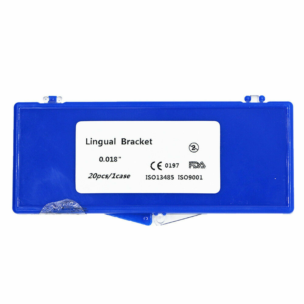 Orthodontics Dental Metal Lingual Brackets Roth 018 Braces 20/pack bomaoer