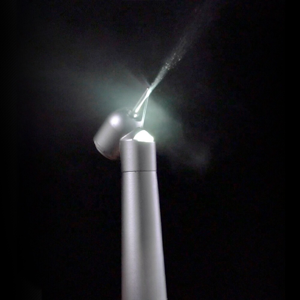 Dental 45° LED Optic High Speed Handpiece E-generator 4 Hole for NSK ASkeadnt