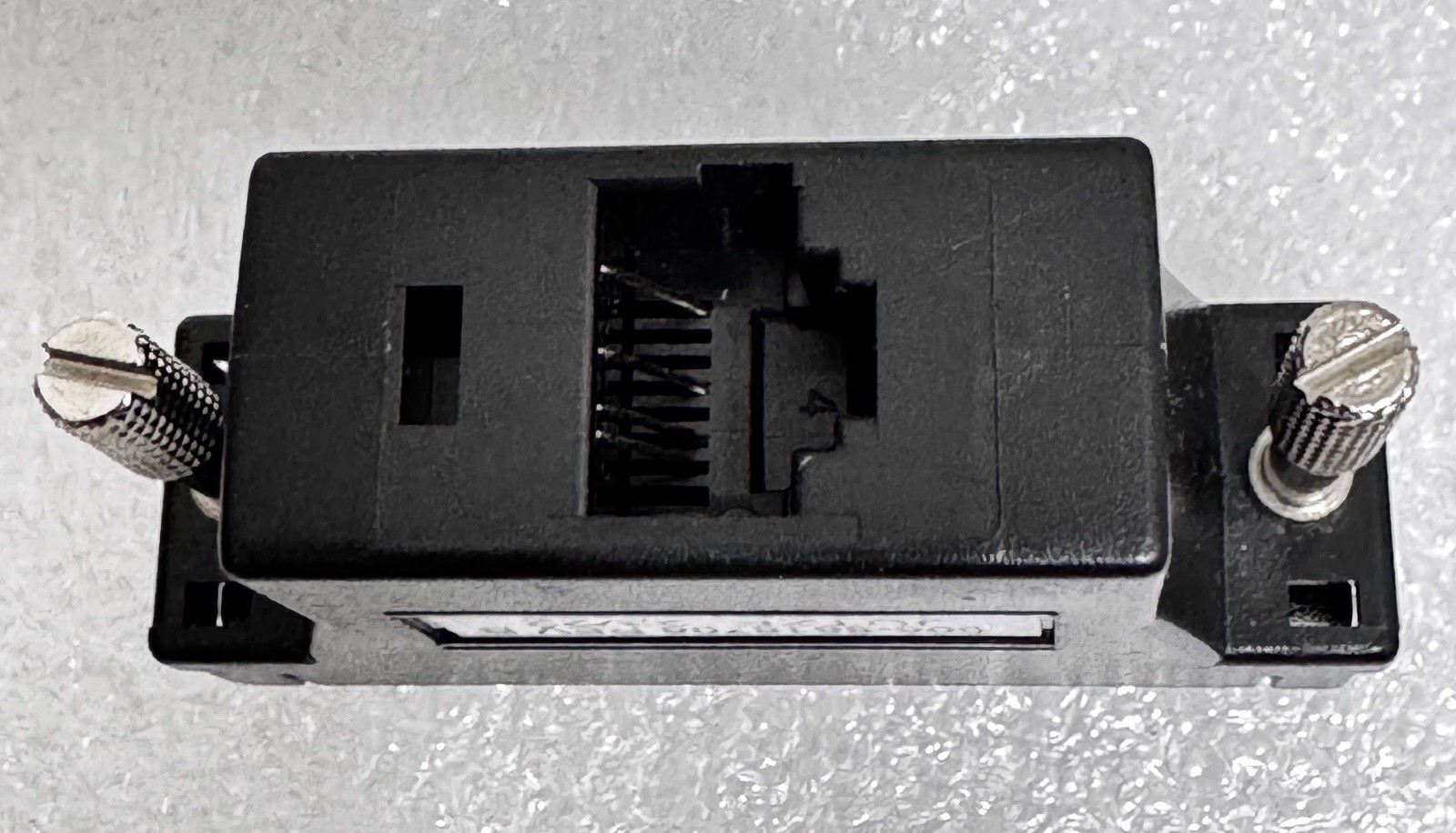 NCR 1639-K158 CN10328 006-8618706 DB25 RJ45 Serial Printer Adapter for Aloha Sys