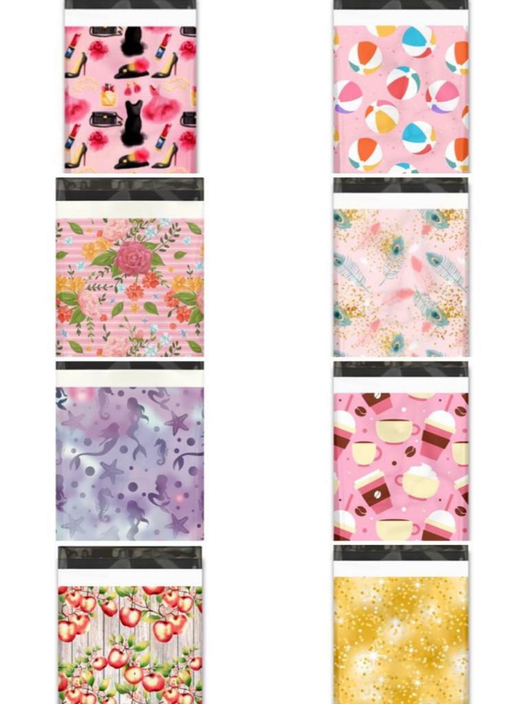 10-100 10×13″ Designer Poly Mailers You Choose OR Get A Mix **FREE SHIPPING**