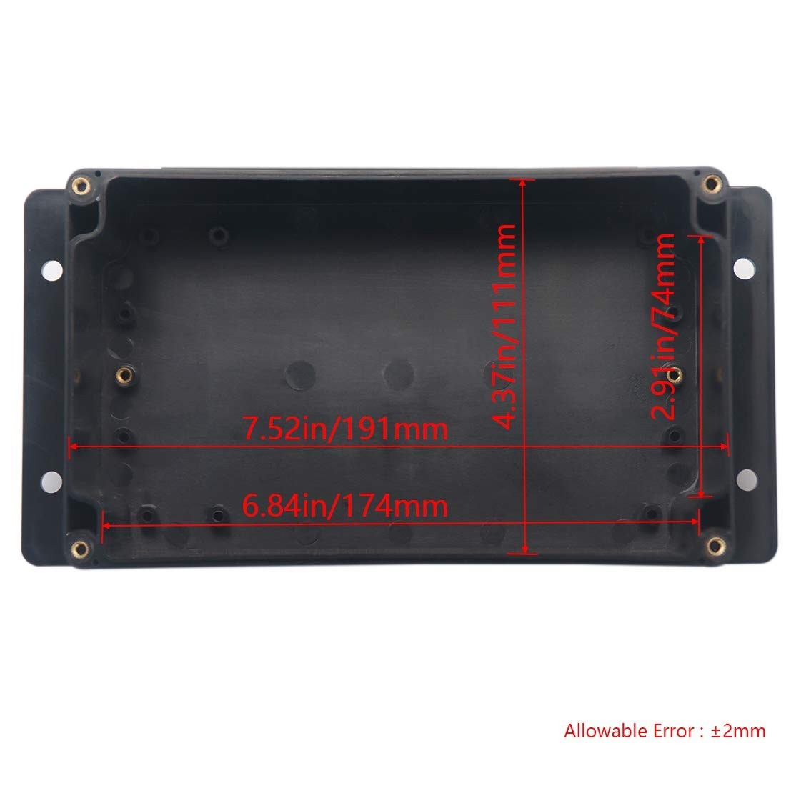 Easy-Customizable Junction Box – 7.87×4.72×2.95 Inch for Project Enclosures
