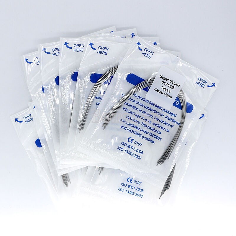 50×Dental Orthodontic Super Elastic Ni-Ti Arch Rectangular Wire Oval 17×25 Upper