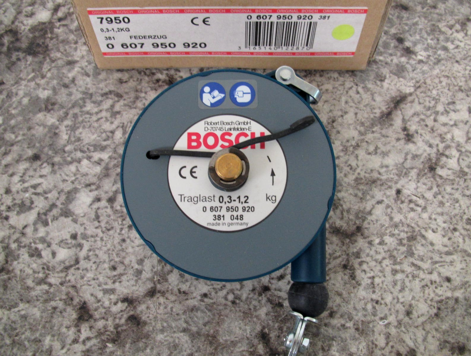 New Bosch 7950 / 0 607 950 920 0.3-1.2 kg Cable Reel Tool Balancer Free Shipping
