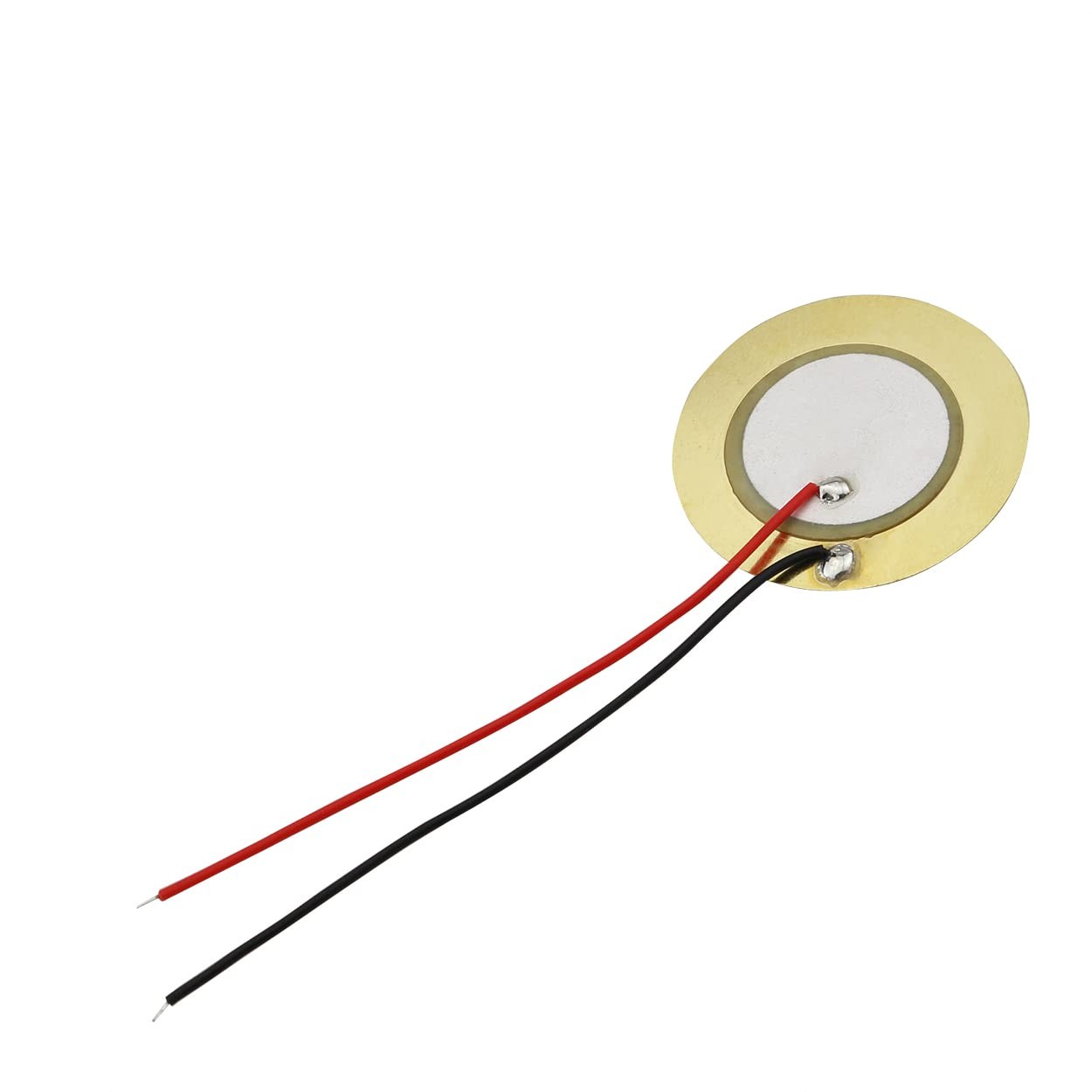 Ruiwaer 12PCS 27mm Piezo Disc Element Sensor with Wire, Piezoelectric Pickup…