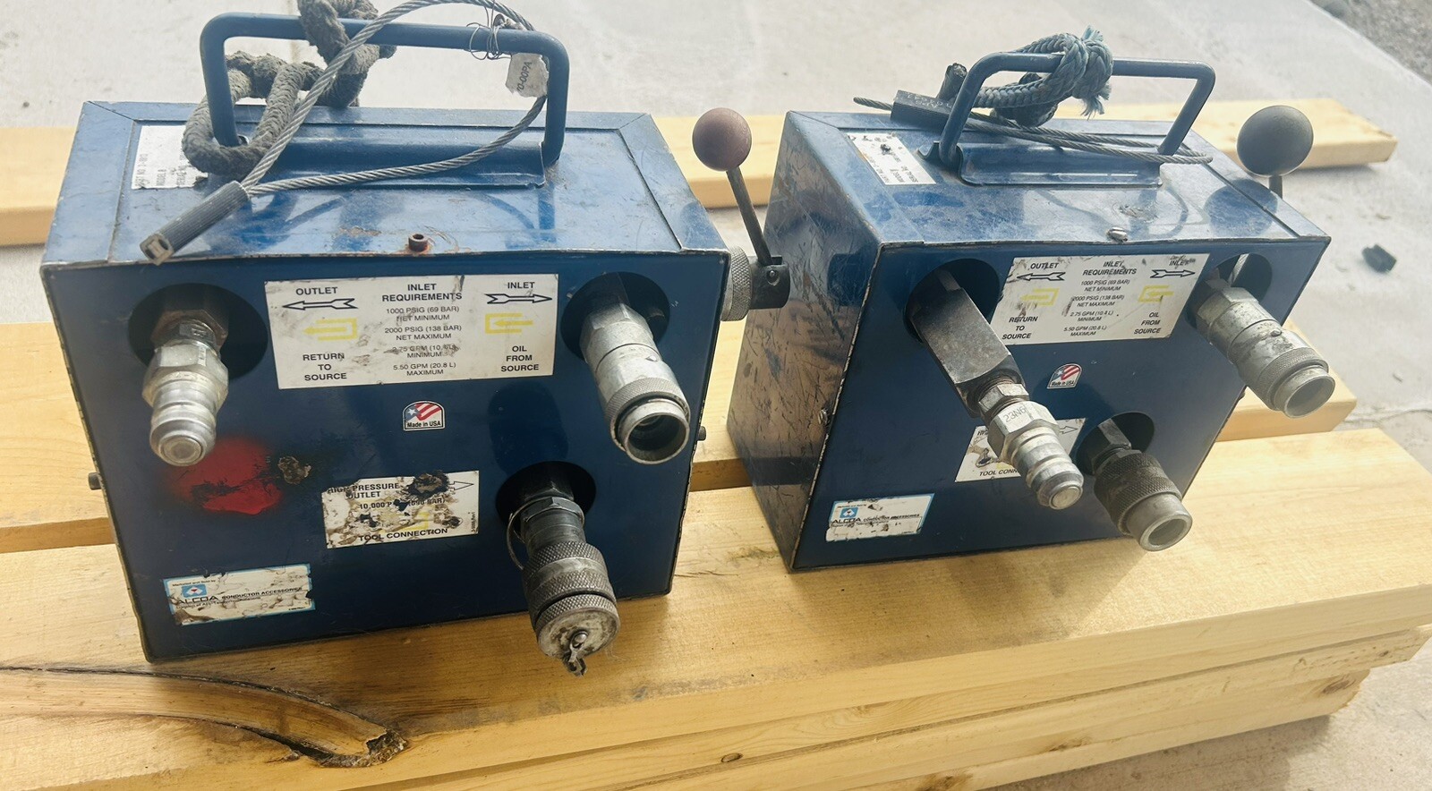 alcoa conductor Hydraulic Tool Connector accessories. 10,000 PSI
