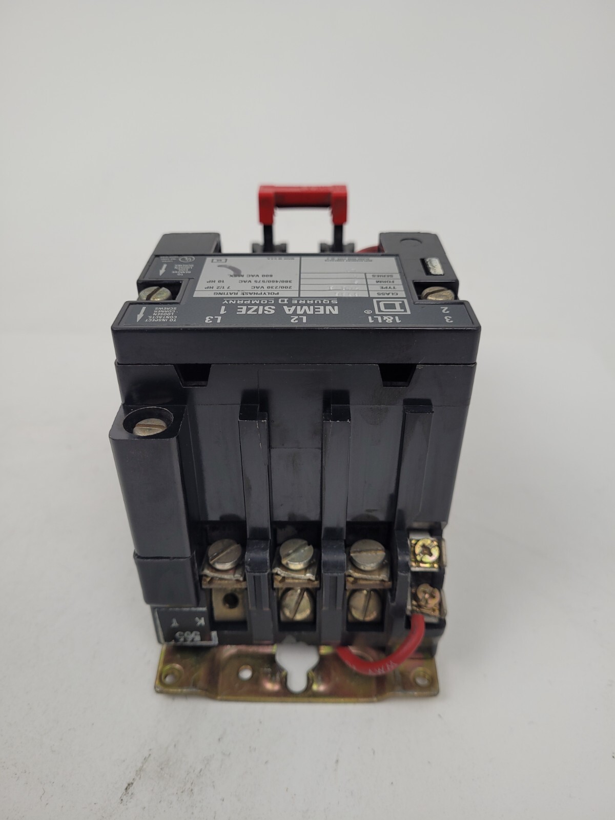 8536SCO3 Square D NEMA Size 1 Motor Starter 120V Coil – Next Day Option