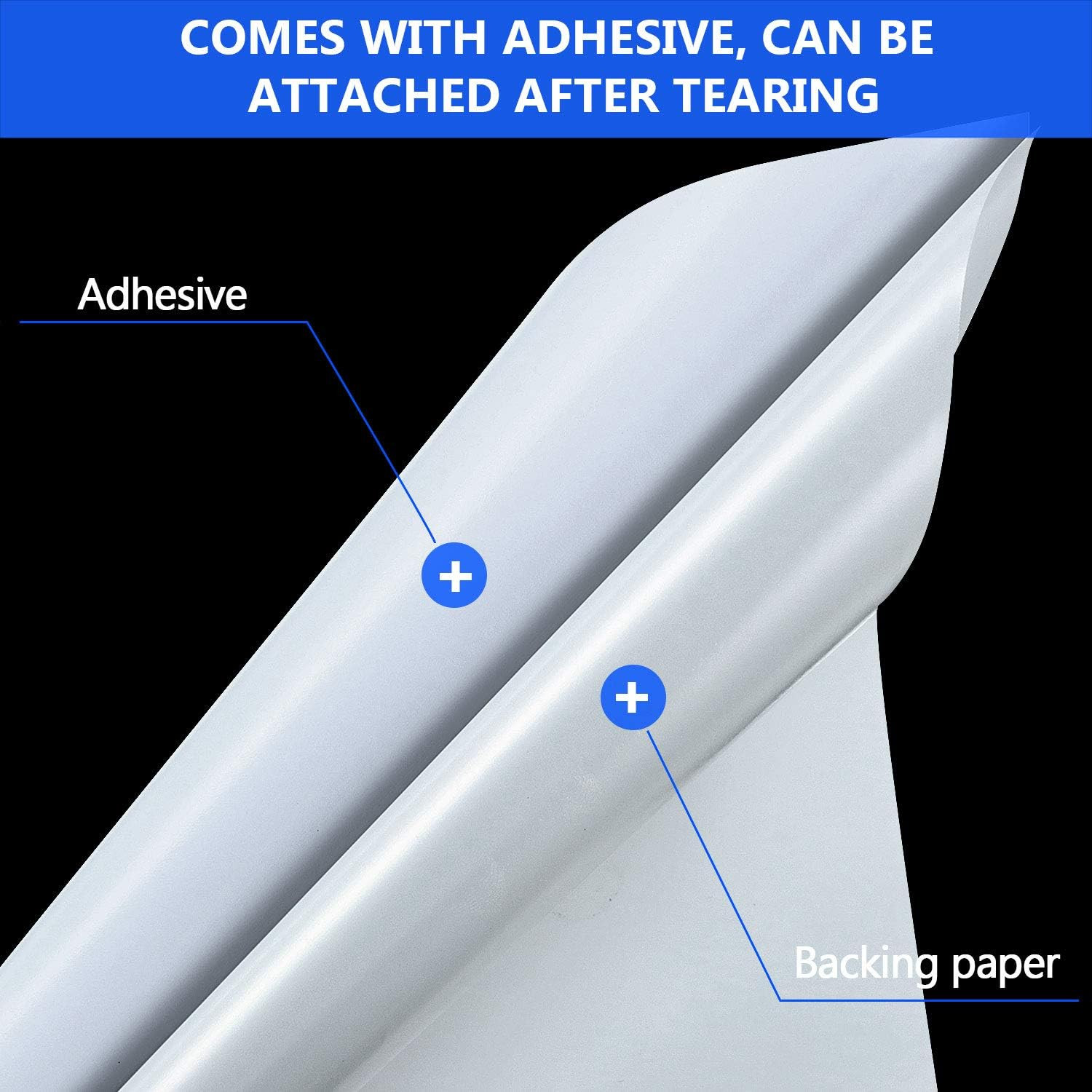 Vinyl Siding Repair Kit 6 X 8 Inch Vinyl Siding Patch Self Adhesive PVC Tape Hol