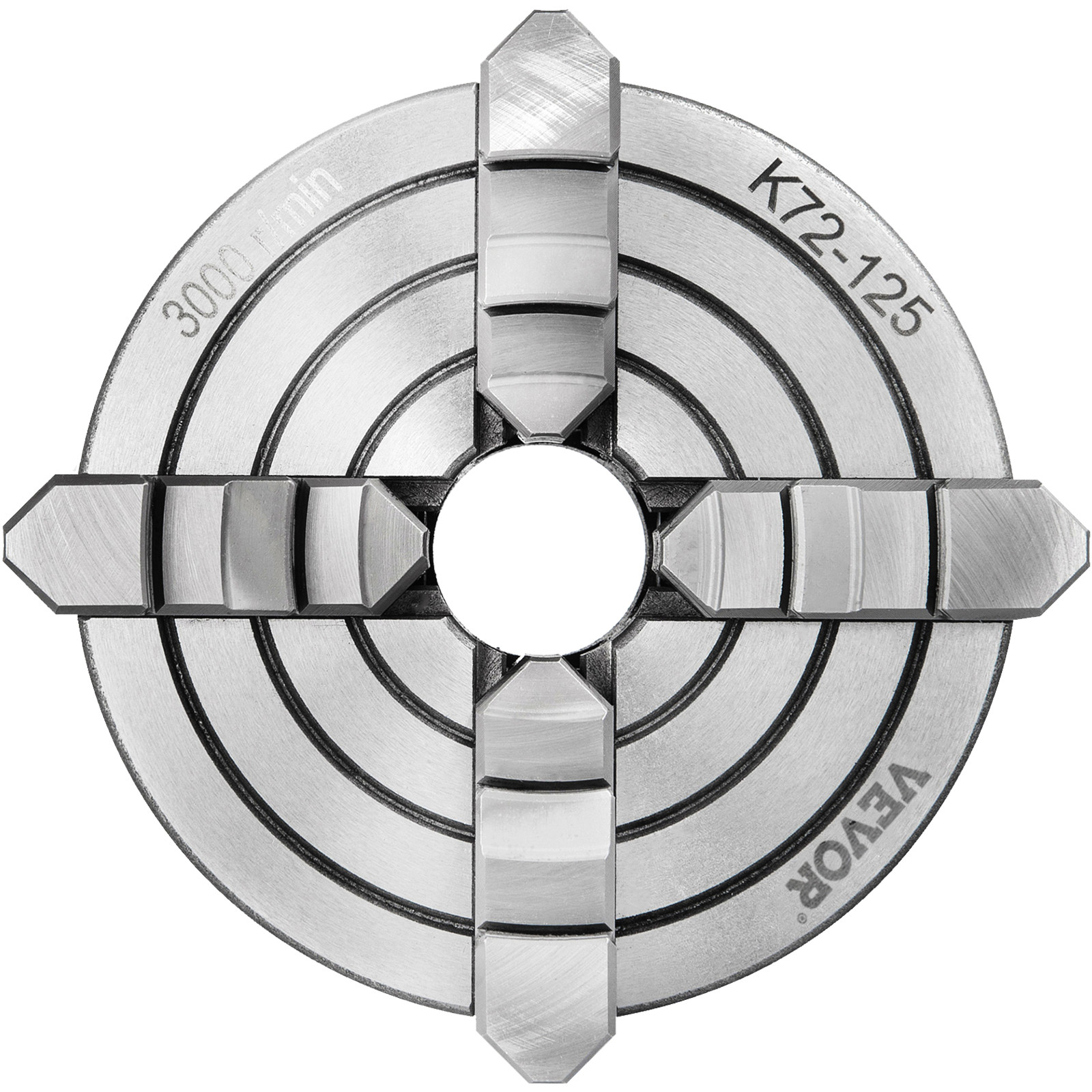 VEVOR Metal Lathe Chuck 4-Jaw Independent 5 inch Cast Iron Milling Turning CNC