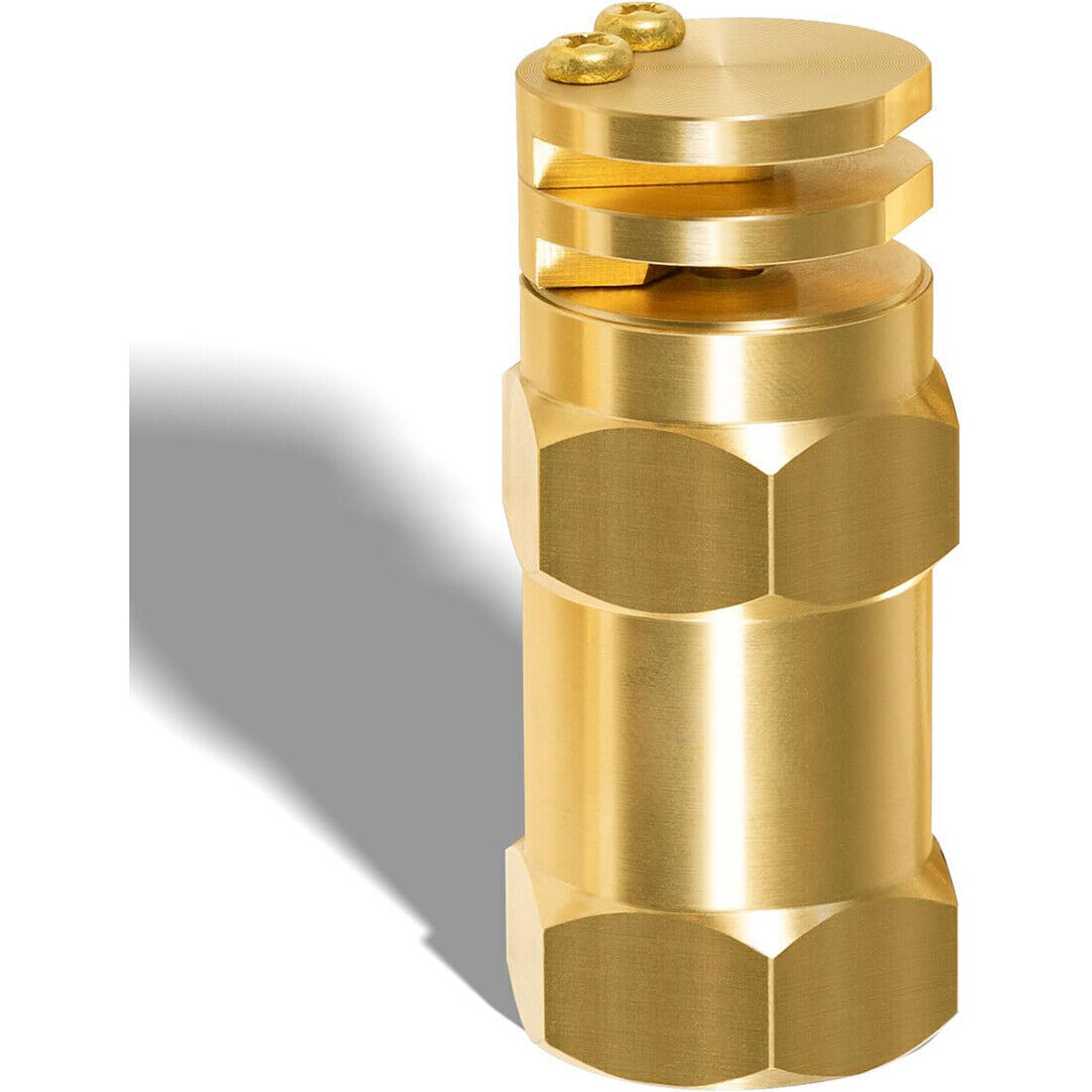 Boomless Spray Nozzle w/90°&180°Caps 1/2″FPT #5 Brass 40PSI 2.0GPM Agricultural