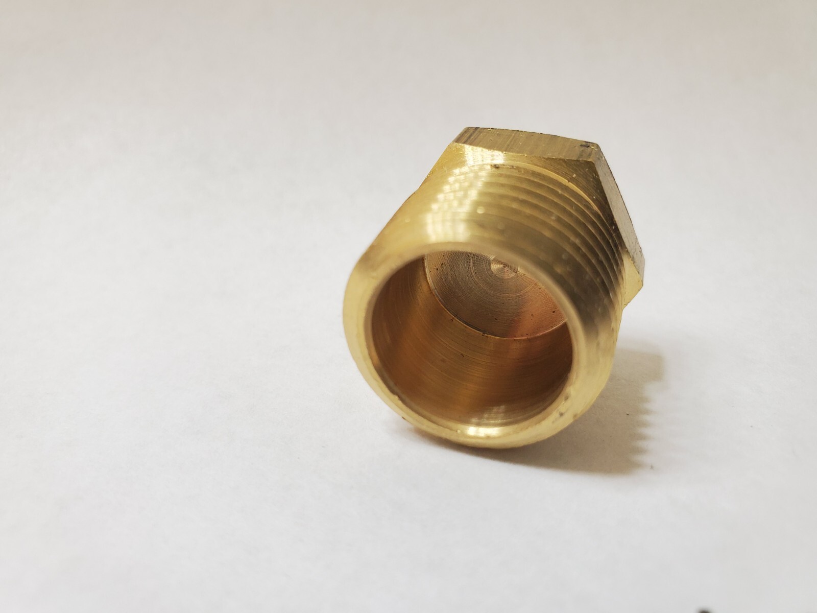 (4 pcs.) 1/2″ Male NPT Brass Hex Head Plug Made in USA