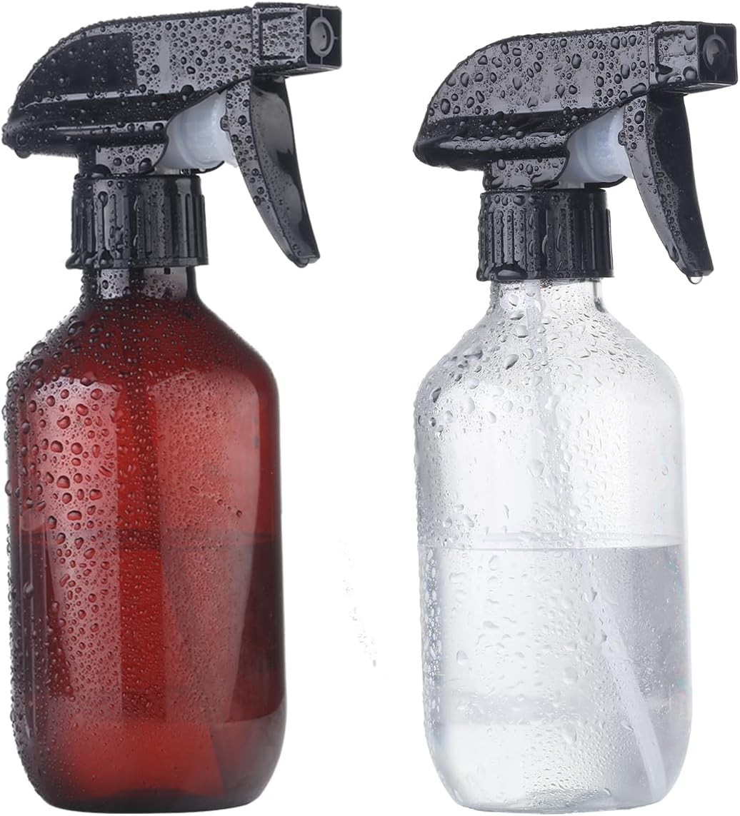 Teyssor Spray Bottles Water Spray Bottle 2 Packs- BPA Free -10 oz/300 ml Plastic