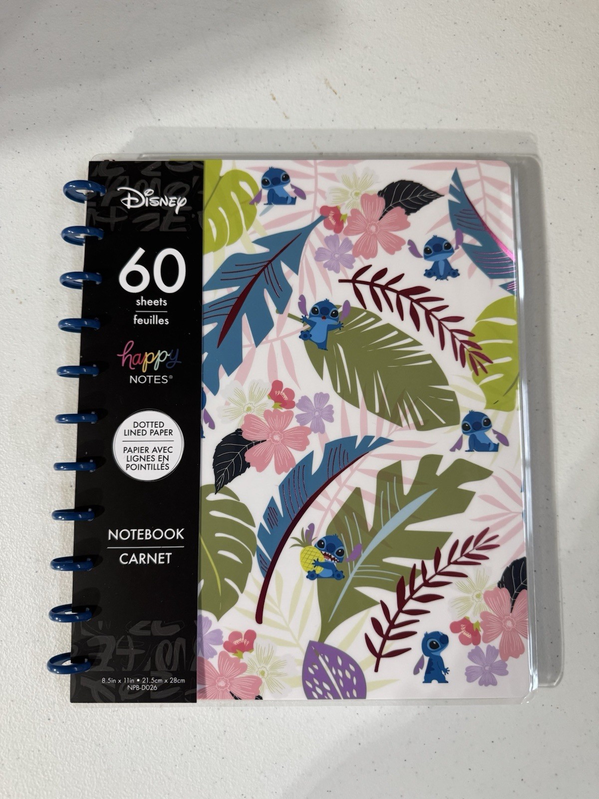 Happy Planner Disney Aloha Stitch Notebook, Lilo and Stitch Undated Journal f…