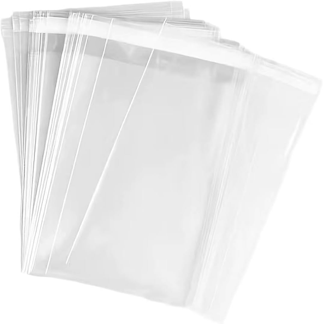 Bulk Value 100 Clear 9×12 Self-Sealing Bags – Secure Packaging for All Needs