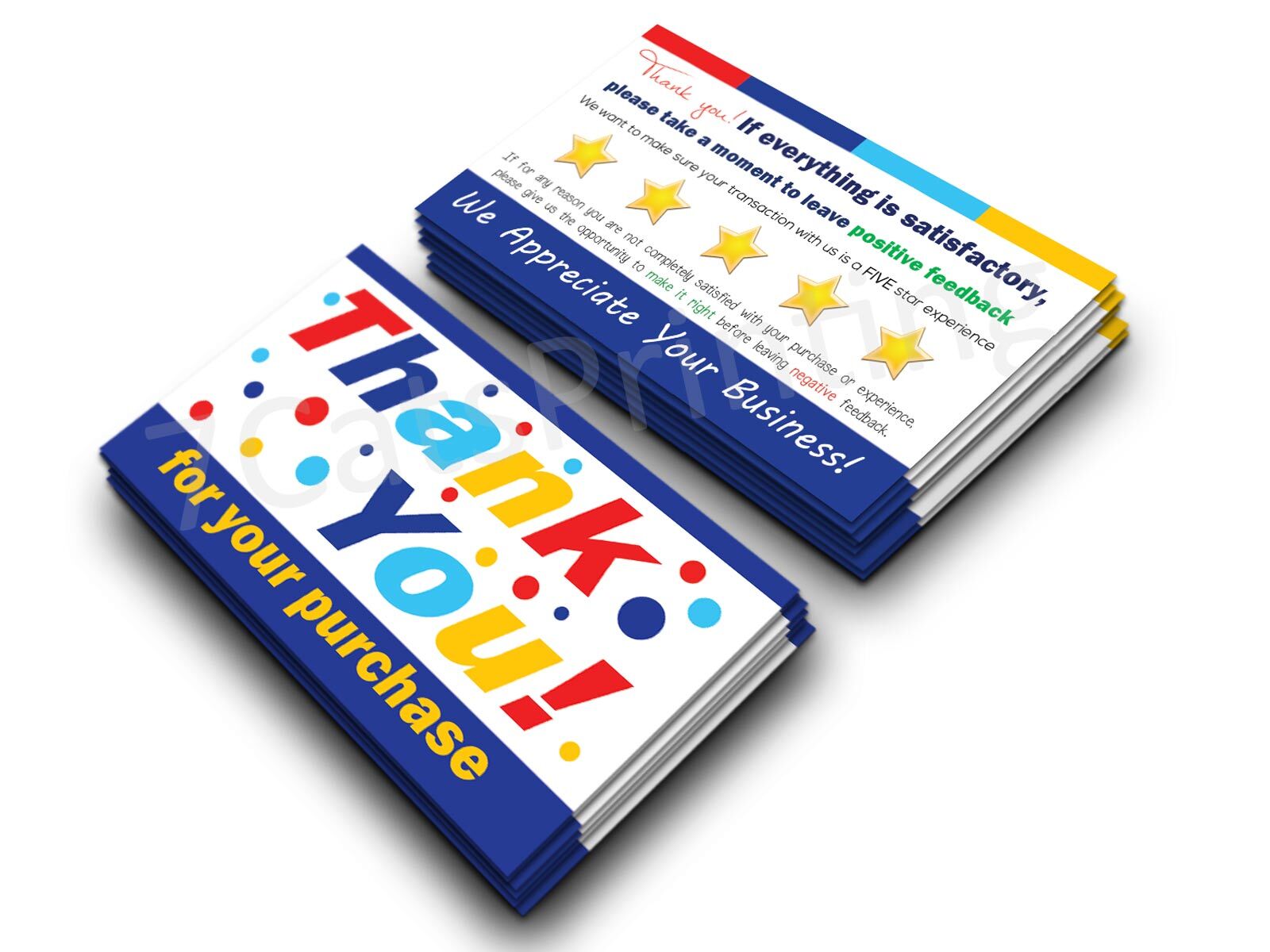 for eBay Seller Thank You Cards Your Purchase Order Notes Sets 50 250 500 1000