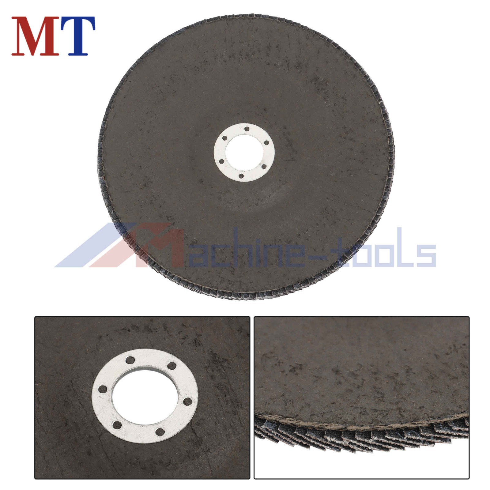 10 Pcs 7″ x 7/8-Inch T29 Flap Discs 40 Grit Flapper Wheel for Angle Grinder